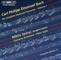 Bach CPE: Keyboard Concertos Vol 7