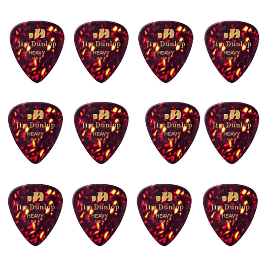 Dunlop Shell Classics Heavy plektrum (12 st.)
