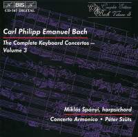 Bach CPE: Complete Keyboard Concertos Vol 3
