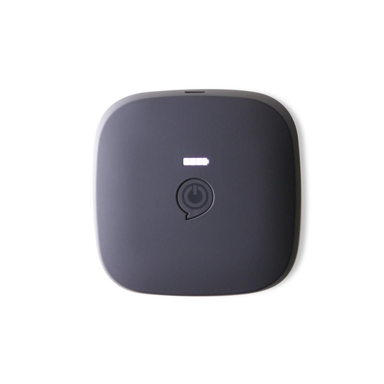 ZENS Powerbank QI Trådlös 5200mAh Laddas upp Trådlöst Svart