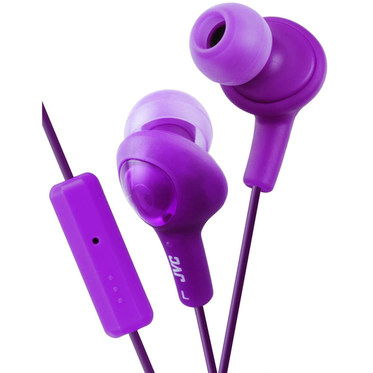 JVC Hörlur FR6 Gumy Plus Mic Lila