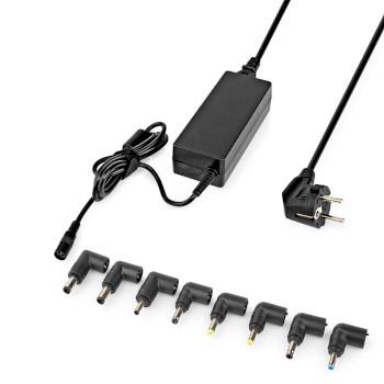 Nedis Notebook Adapter | 65 W | 4.5 x 3.0 mm (19.5V) Dell / 4.5 x 3.0 mm (19.5V) HP / 4.8 x 1.7 mm (18.5V) / 5.5 x 1.7 mm (19V) / 5.5 x 2.5 mm (19V) / 5.5 x 3.0 mm (19V) / 7.4 x 5.0 mm (18.5V) / 7.4 x 5.0 mm (19.5V) | 15 / 16 / 19 / 19.5 / 20 V DC | 4.0 A