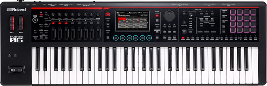 Roland Fantom-06 61 Synthesizer, svart