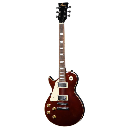 Beaton Hero Left TB vestrehånds-el-guitar teabrown
