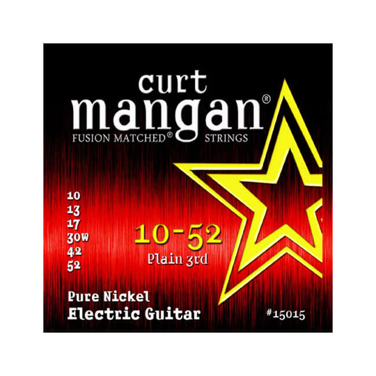 Curt Mangan 15015 Pure Nickel el-gitarr-strängar 010-052
