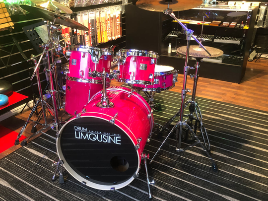 Drum Limousine Explorer 22 HP trommesæt hot pink