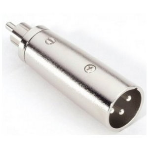 Adapter Ljudkontakt XLR Hane till RCA Phono Hane