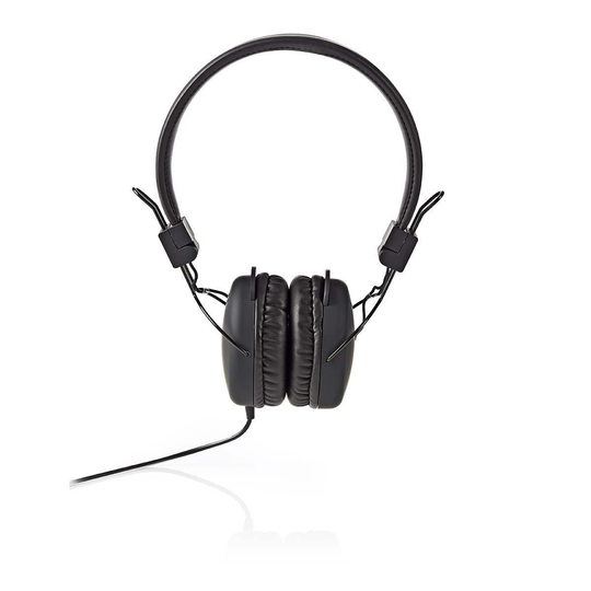 Nedis On-Ear Trådbundna Hörlurar | 3.5 mm | Kabellängd: 1.20 m | Svart