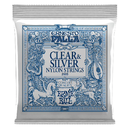 Ernie Ball Ernesto Palla Klara & Silver Gitarrsträngar, Klassisk