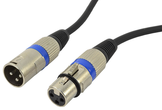 XLR-kabel - XLR hona till XLR hane 5 meter