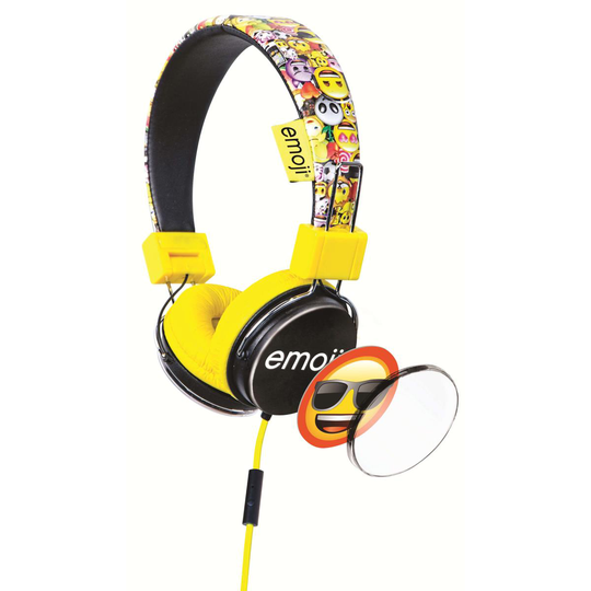 EMOJI Hörlur Flip 'N Switch Gul On Ear Universal 85dB