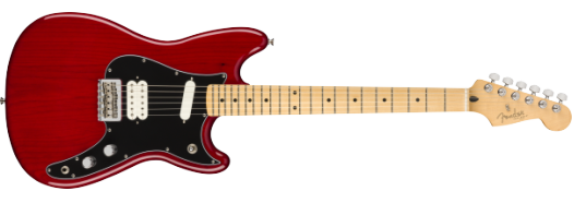 Fender Player Duo-Sonic Elguitar (Crimson Red Transparent )