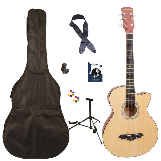Norfolk STARTER NA western-gitarr paket. natur