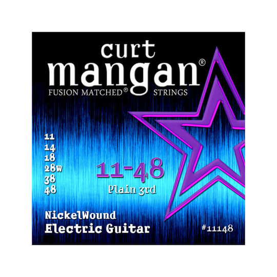 Curt Mangan 11148 Nickel Wound el-gitarrsträngar 011-048