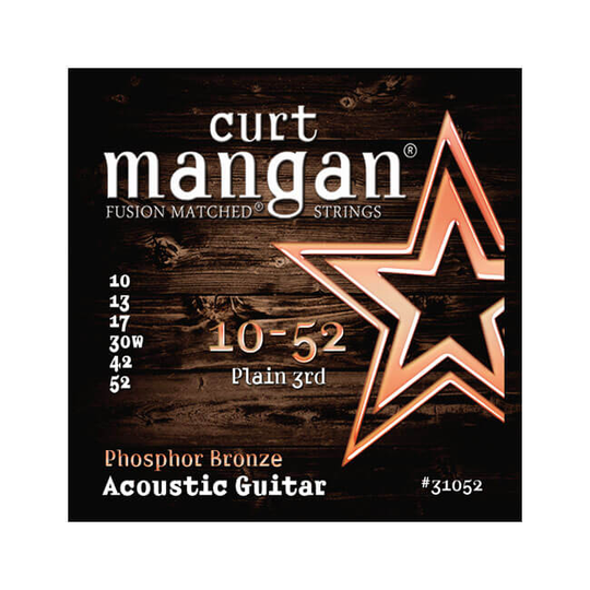 Curt Mangan 31052 Phosphor Bronze western-gitarrsträngar 010-052