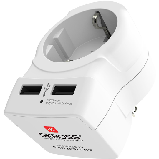 SKROSS: El-Adapter USB USA/JP mfl