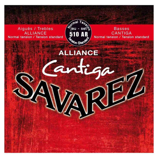 Savarez 510AR Classic Cantiga spansk gitarr-sträng, röd