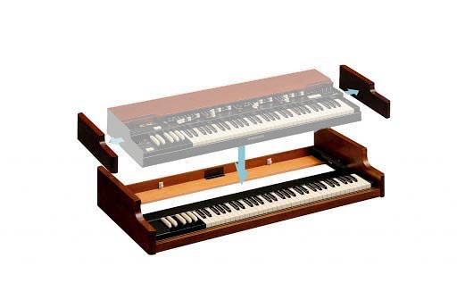 Hammond XLK-5 Classic nedre Keyboard & skåp för XK-5