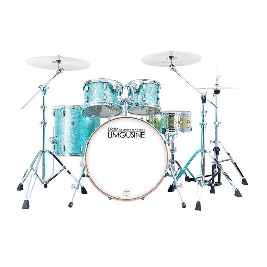 Drum Limousine Custom Shop 22 TS trumset turquoise sparkle