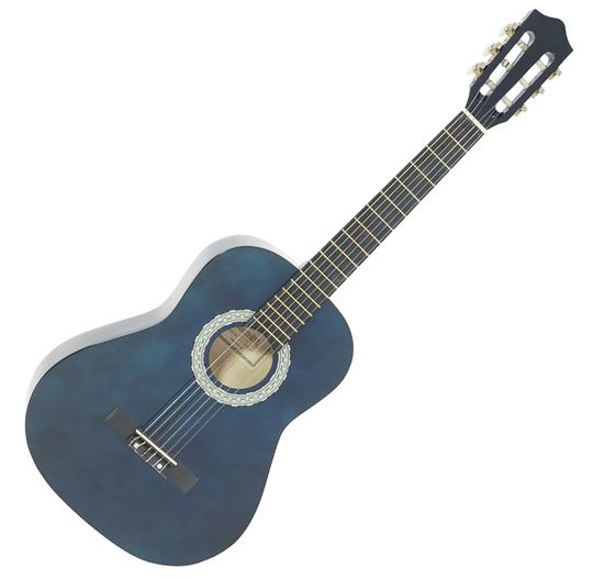 DiMavery AC-303 Klassisk gitarr 3/4, blå