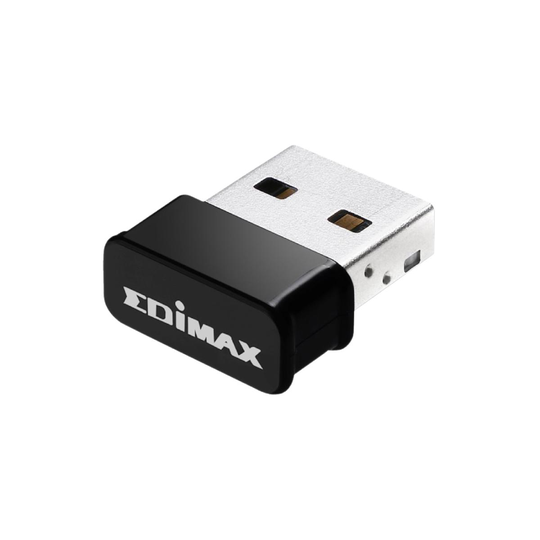 Edimax Trådlös USB-Adapter AC1200 2.4/5 GHz (Dual Band) Wi-Fi Svart/Aluminium