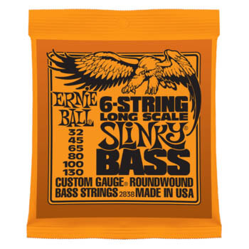 Ernie Ball 2838 Slinky Bass 6-strängad bassträngar