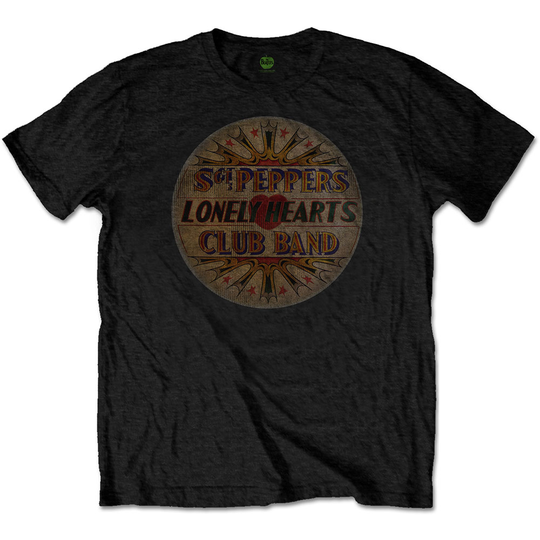 The Beatles: Unisex T-Shirt/Vintage Drum Head (XX-Large)