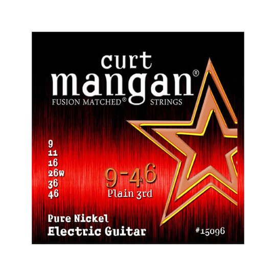 Curt Mangan 15096 Pure Nickel el-gitarr-strängar 009-046