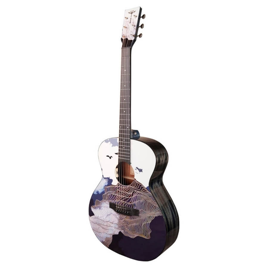 Tyma V-3E Ukiyoe western-gitarr