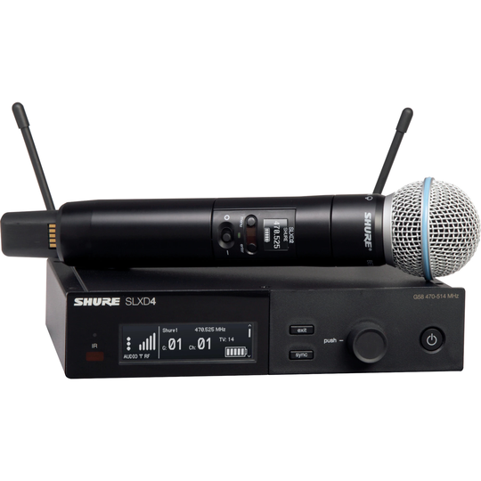 Shure SLXD24E / B58-S50 - 823-865Mhz