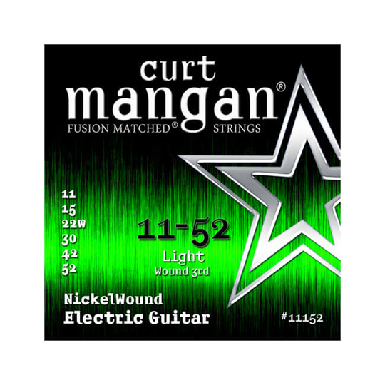 Curt Mangan 11152 Nickel Wound el-gitarr strängar 011-052