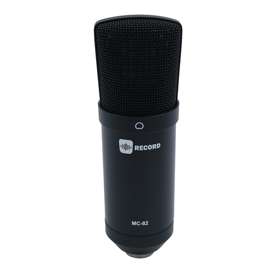 Record MC-82 BK kondensator-mikrofon svart