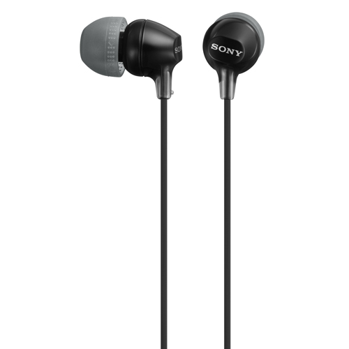 Sony: Hörlurar in-ear MDR-EX15 Svart