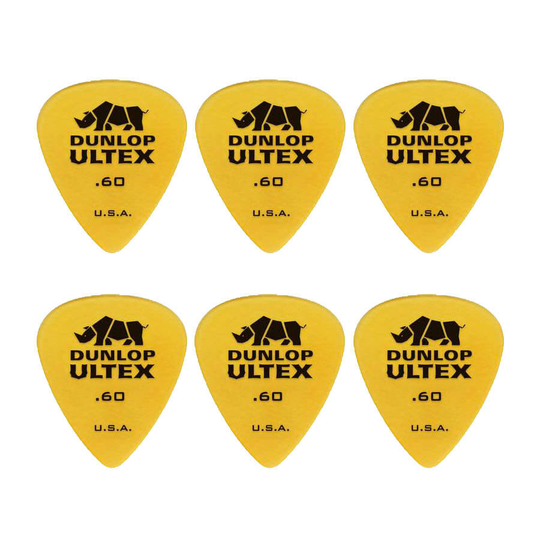 Dunlop Ultex Standard 0,60 mm plektrum (6 st.)