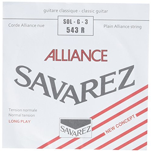 Savarez 543R Alliance G3 lös spansk gitarr-sträng, röd