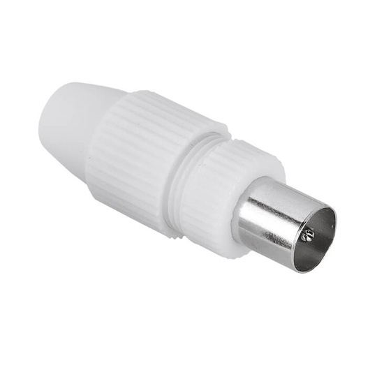 HAMA Adapter Antenn Avskärmad Koax Hane Vit