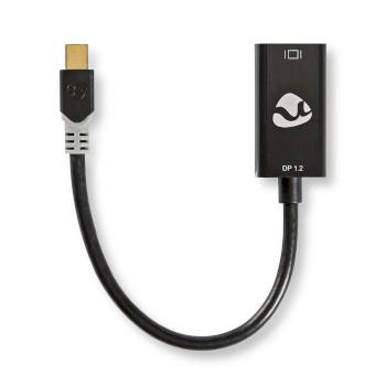 Nedis Mini Displayport-kabel | DisplayPort 1.2 | Mini DisplayPort Hane | HDMI- Utgång | 21.6 Gbps | Guldplaterad | 0.20 m | Rund | PVC | Antracit | Kartong med fönster