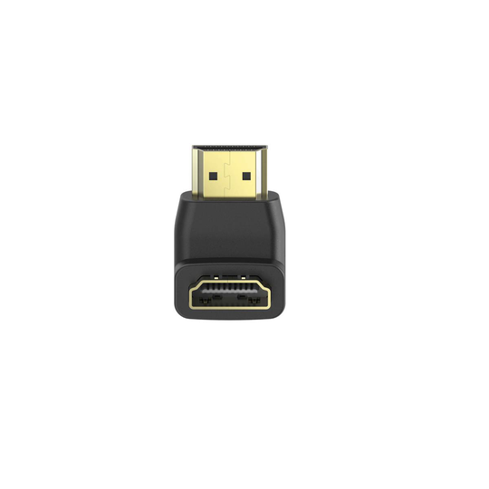 HAMA Adapter HDMI Vinklad Upp Hona-Hane Guld Svart