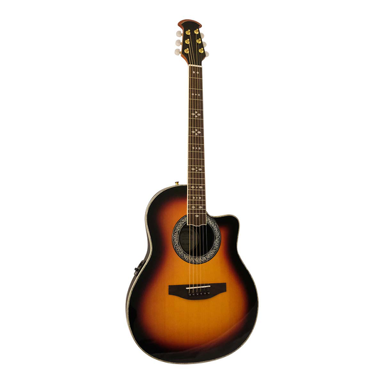 Santana OV-90 CWEQ HG SB western-gitarr sunburst