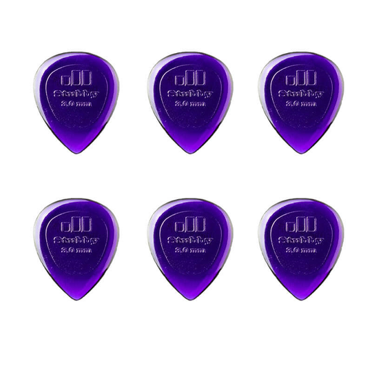 Dunlop Stubby Jazz 3,0 mm plektrum (6 st.)
