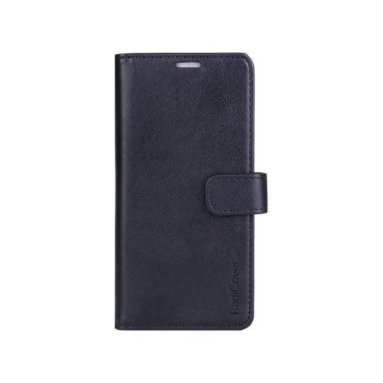 RADICOVER Strålningsskydd Mobilfodral PU Samsung S21/S30 Flipcover Svart