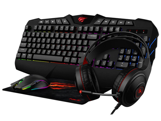 Havit Gaming Bundle KB675CM - Mus, Keyboard, Headset & Musmatta