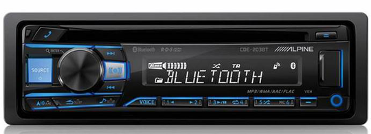 ALPINE CDE-203BT CD/Bluetooth/Spotify