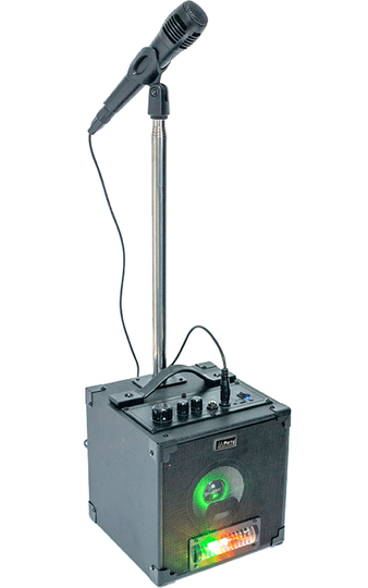Karaoke-låtsystem med LED-ljuseffekt