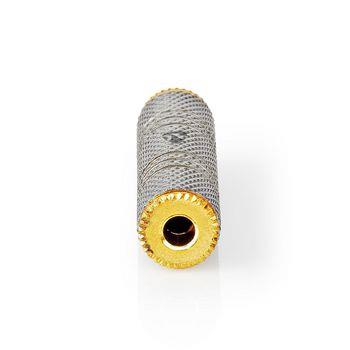 Nedis Stereo Audio Adapter | 3.5 mm Hona | 3.5 mm Hona | Guldplaterad | Rak | Aluminium | Guld / Metall | 1 st. | Kartong med täckt fönster
