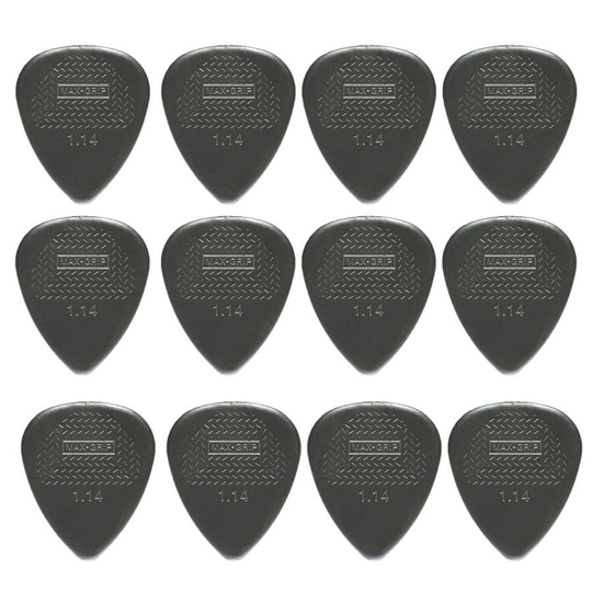 Dunlop Nylon Max Grip Standard 1,14 mm plektrum (12 st.)