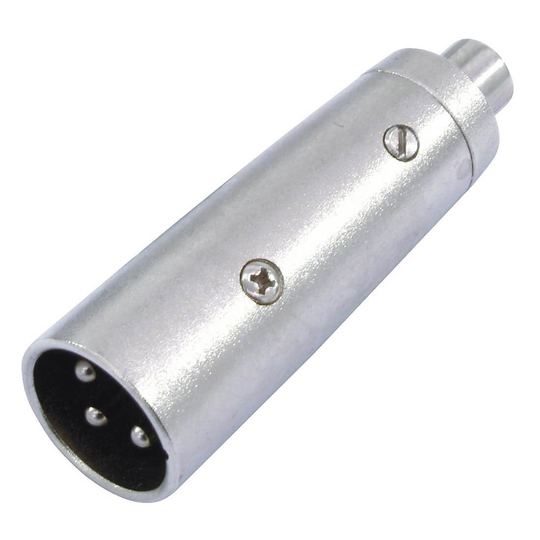 Omnitronic 30226566 phono(hun) til XLR(han) adapter