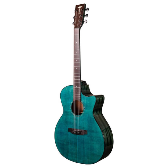 Tyma G-3E CB western-gitarr blue