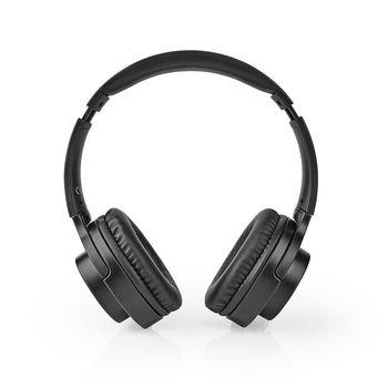 Nedis Trådlösa On-Ear hörlurar | Maximal batteritid: 10 hrs | Inbygd mikrofon | Tryck på Kontroll | Stöd för röststyrning | Volymkontroll | Svart