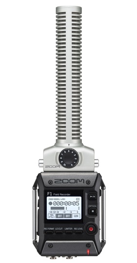 Zoom F1-LP Field Recorder + Shotgun mikrofon